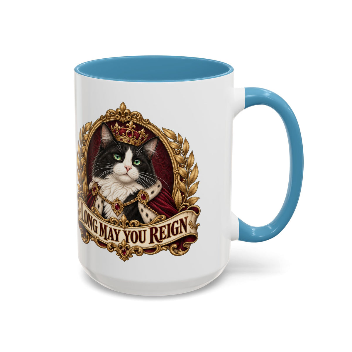 Royal Pet — Custom Pet Portrait Accent Mug