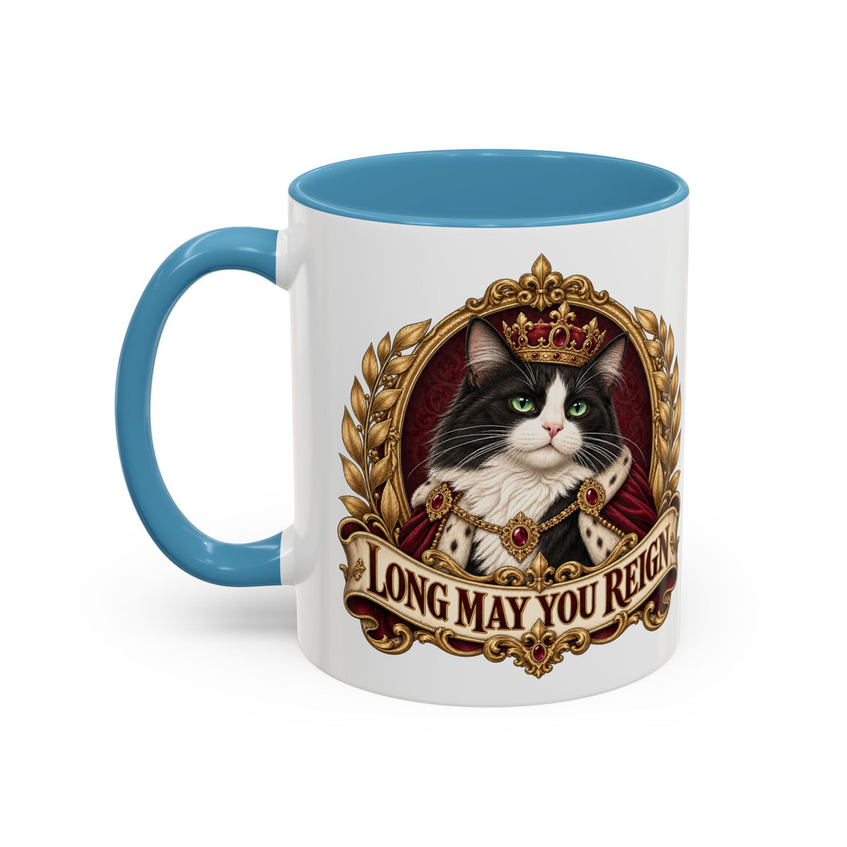 Royal Pet — Custom Pet Portrait Accent Mug