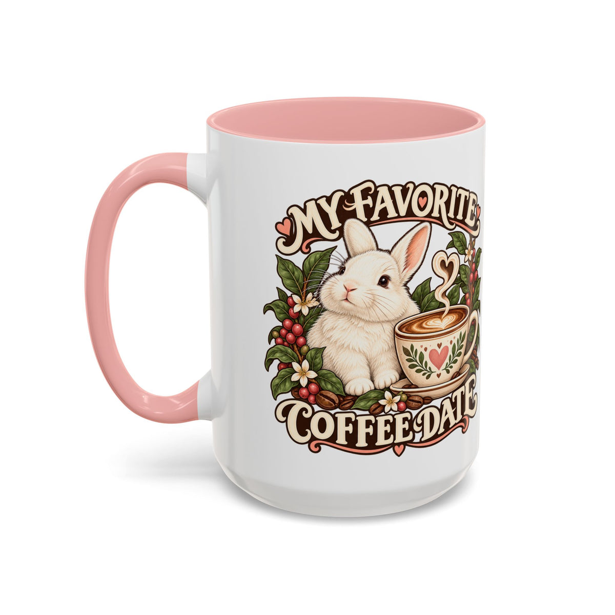 Coffee Companion — Custom Pet Portrait Accent Mug