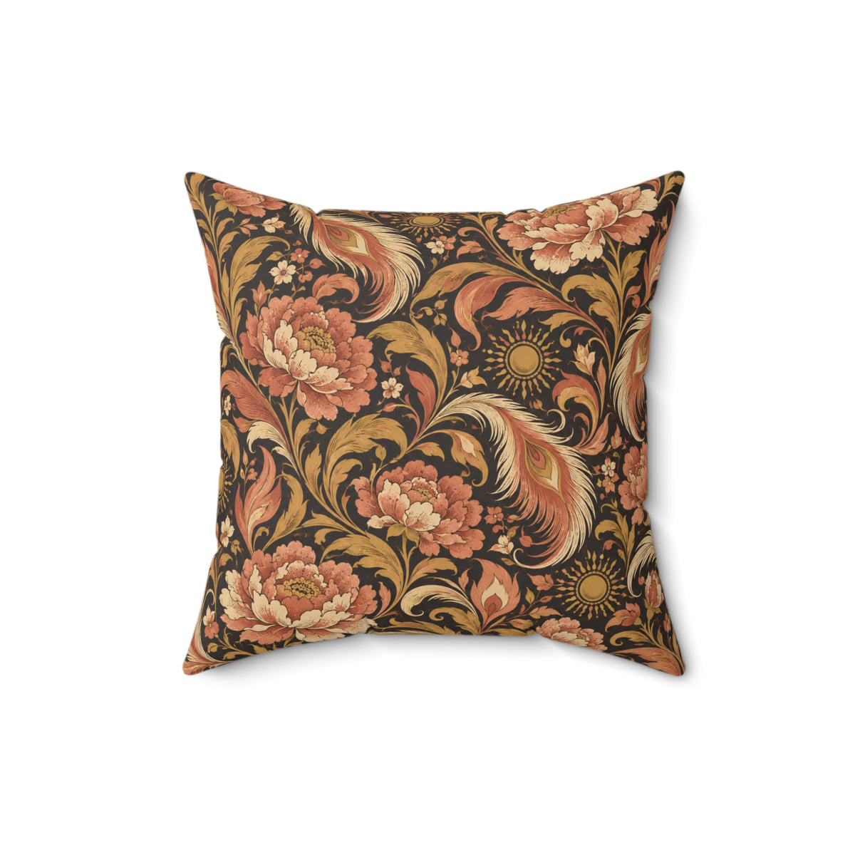 Phoenix Petals Pattern — Accent Pillow