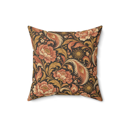Phoenix Petals Pattern — Accent Pillow