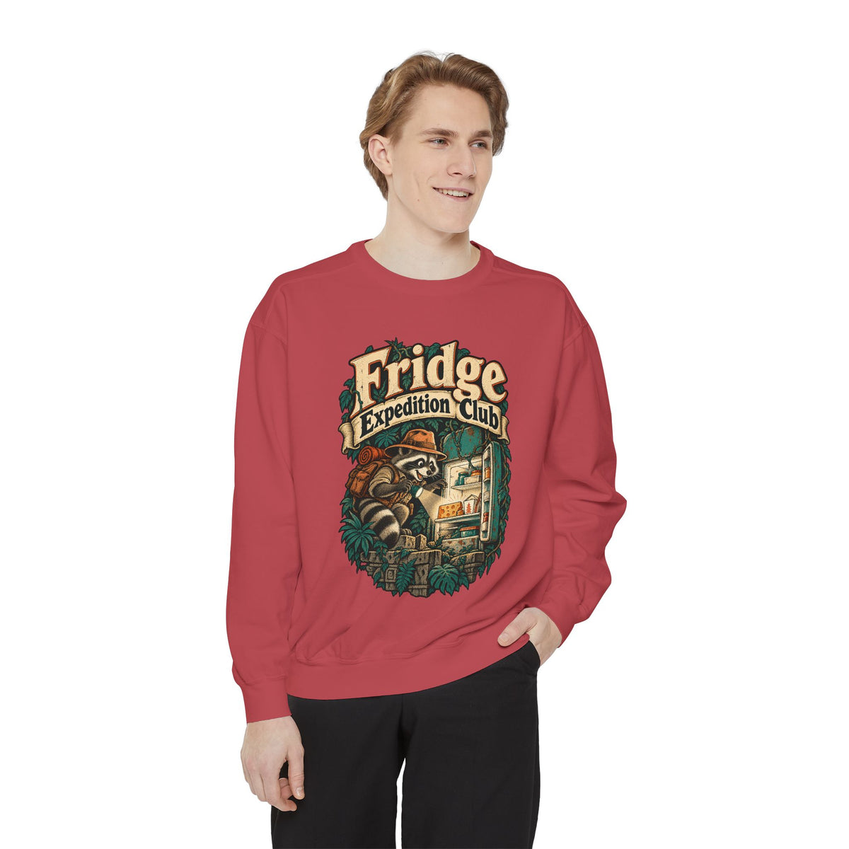 Fridge Expedition Club — Garment-Dyed Crewneck