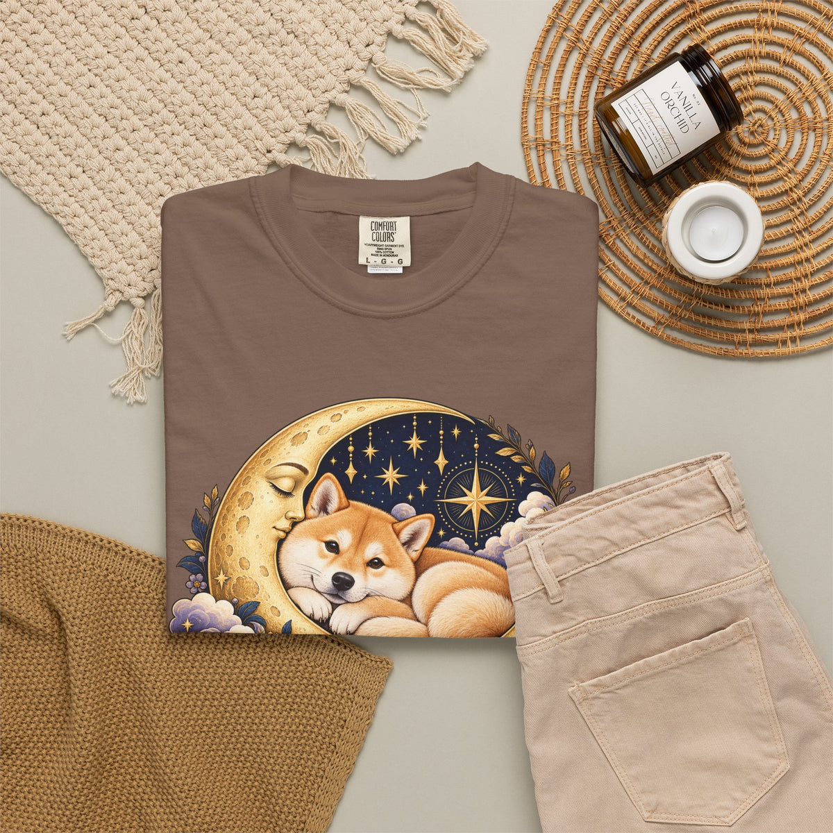 Love You to the Moon — Custom Pet Portrait Premium Tee