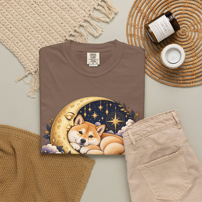 Love You to the Moon — Custom Pet Portrait Premium Tee