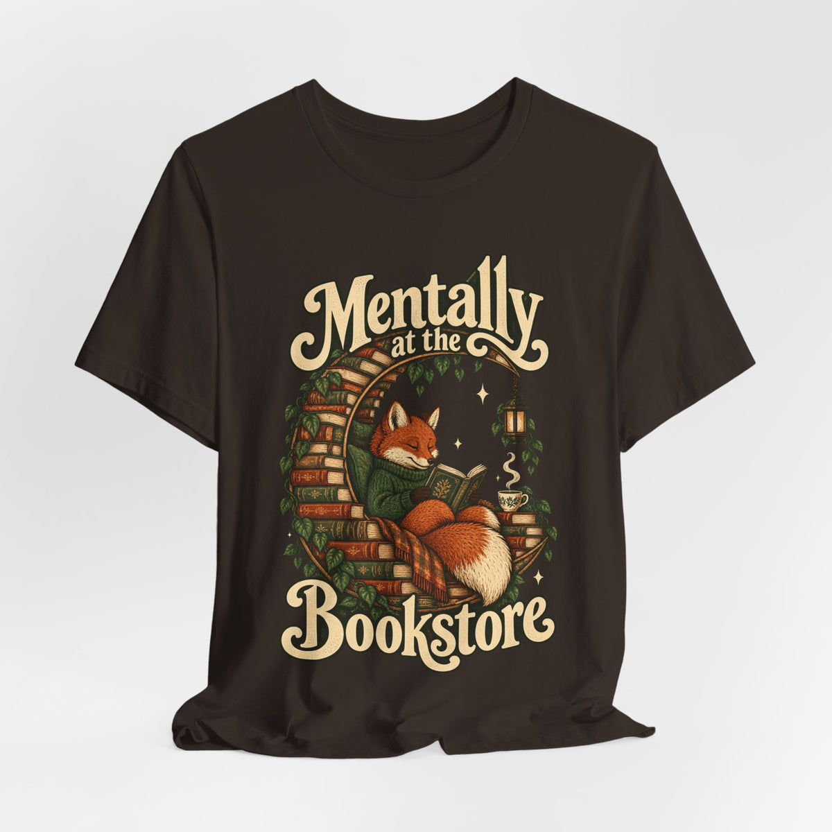 Mentally at the Bookstore — Unisex Tee
