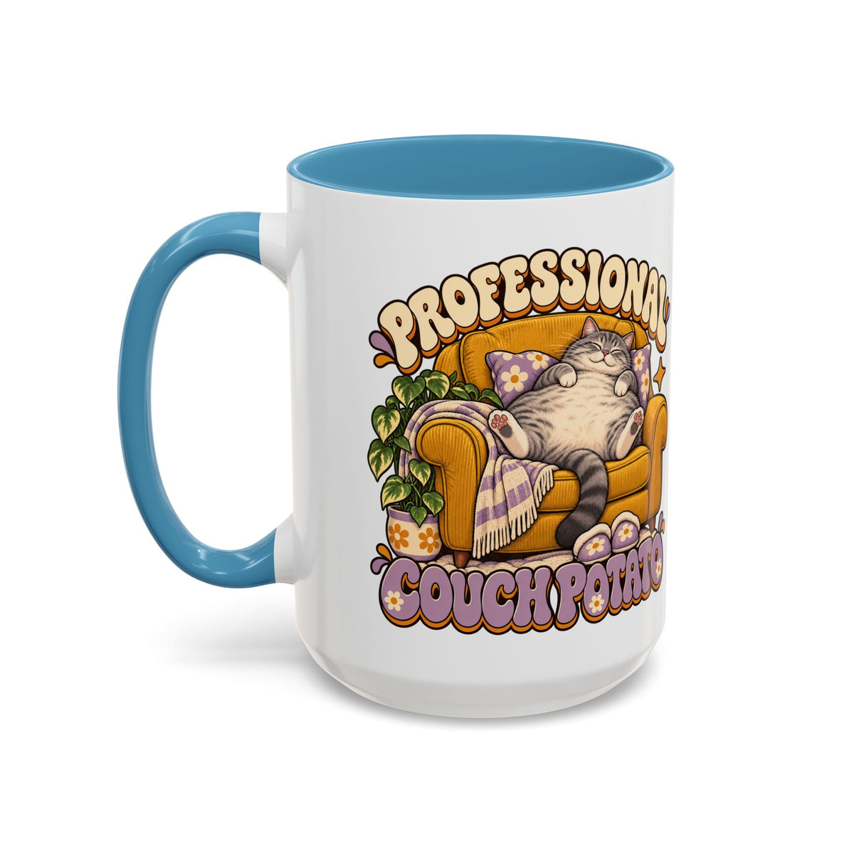 Couch Potato — Custom Pet Portrait Accent Mug