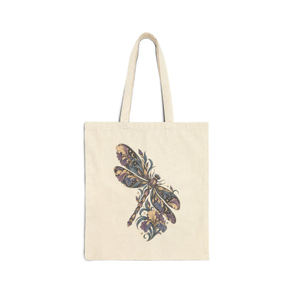 Iris Flight — Cotton Canvas Tote