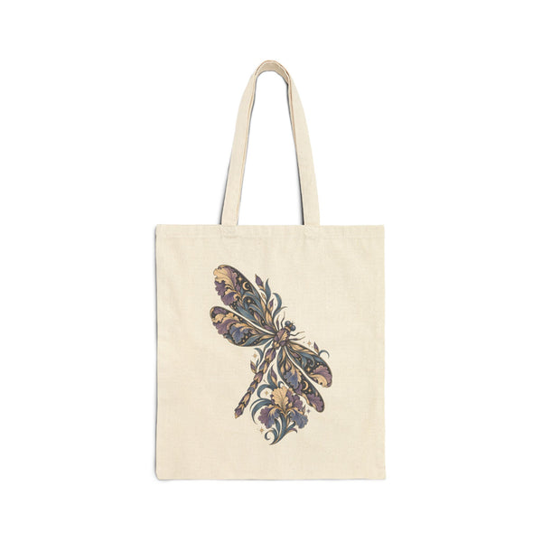 Iris Flight — Cotton Canvas Tote
