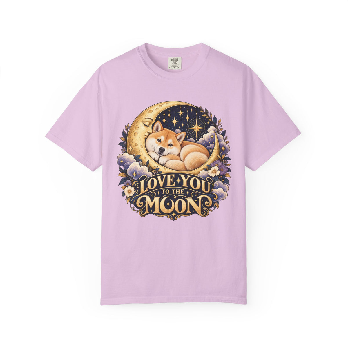 Love You to the Moon — Custom Pet Portrait Premium Tee