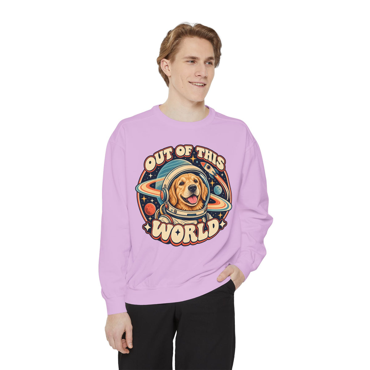 Space Cadet — Custom Pet Portrait Crewneck