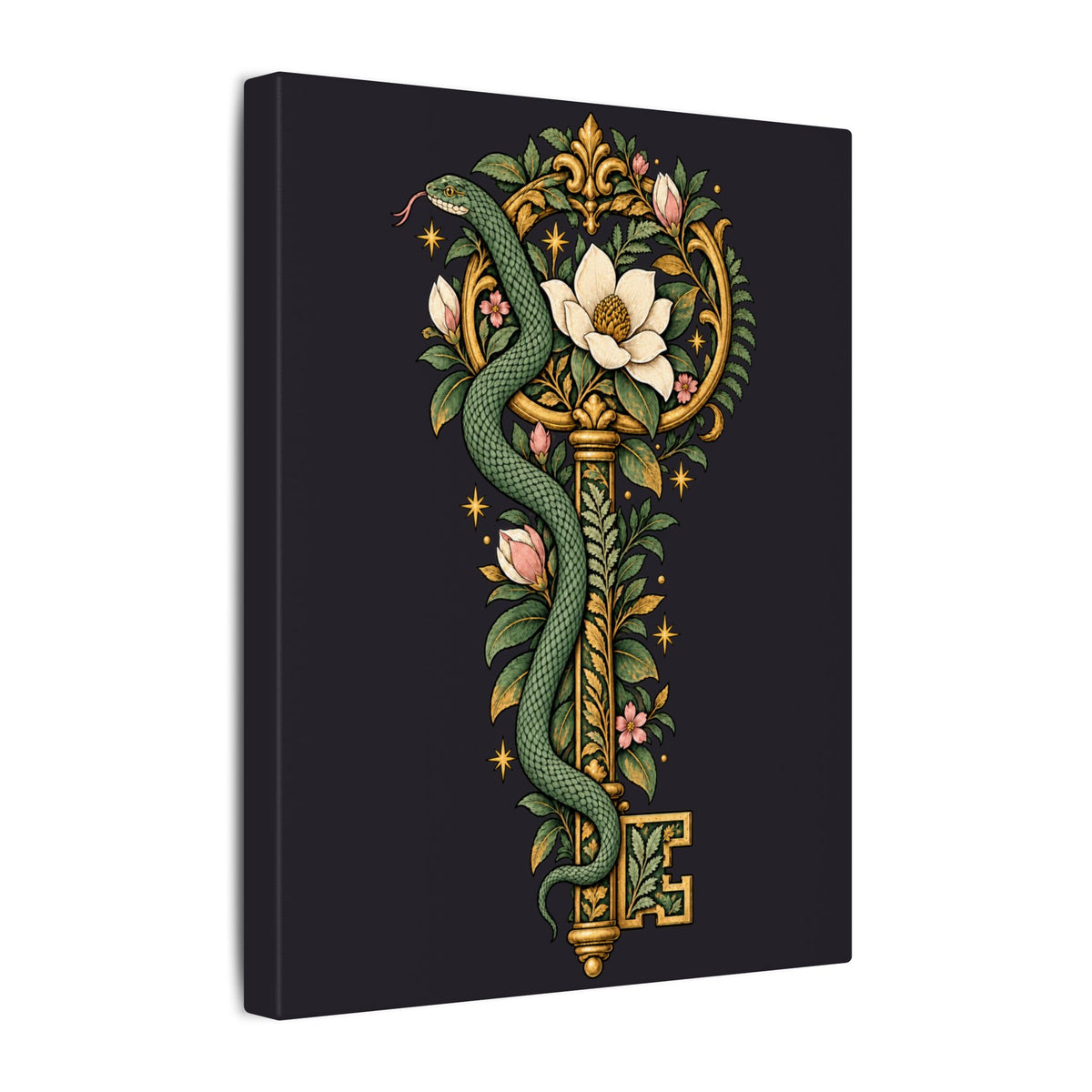 Magnolia Key — Matte Stretched Canvas