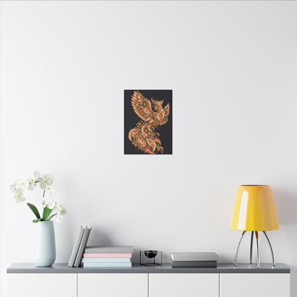 Phoenix Rising — Matte Stretched Canvas