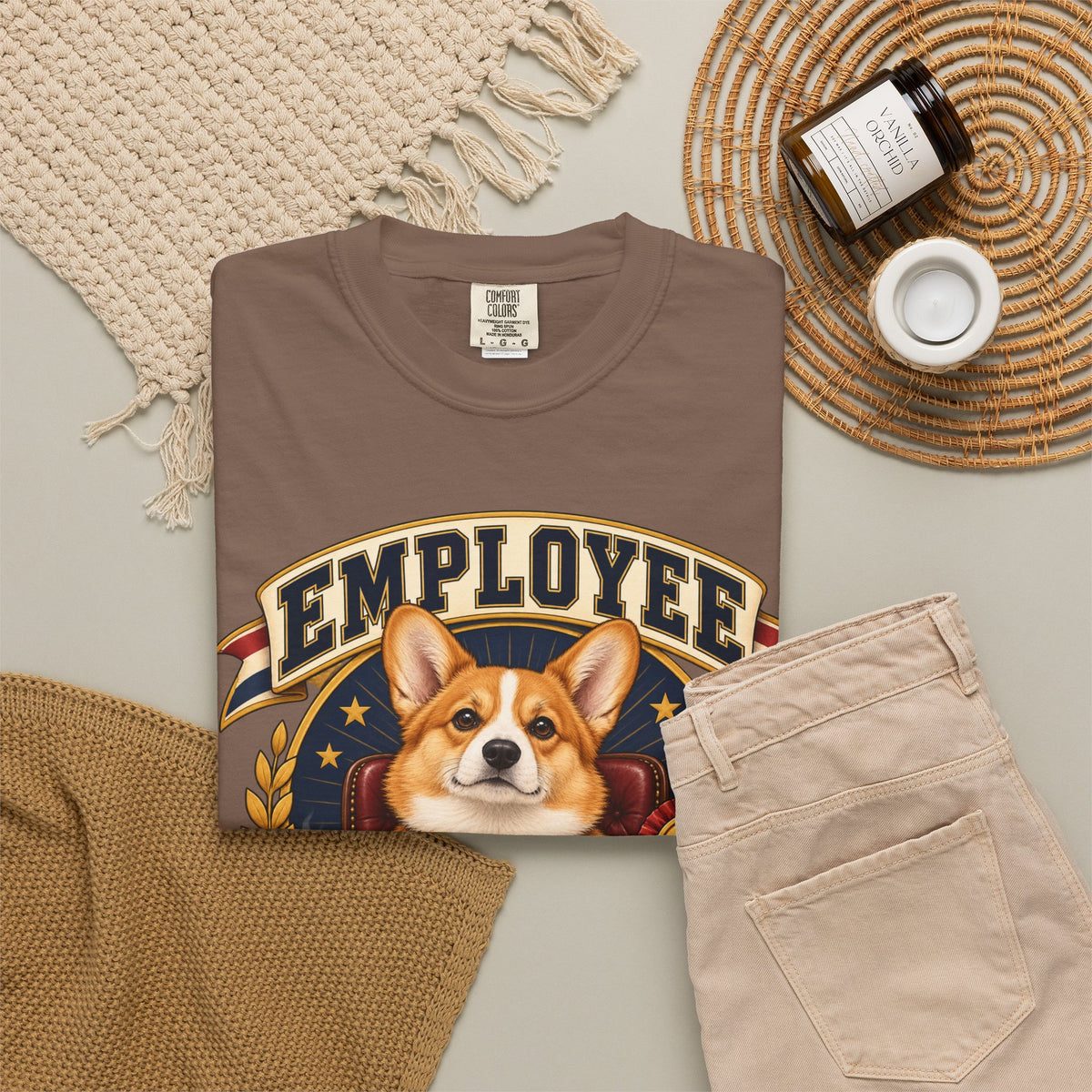 Employee of the Month — Custom Pet Portrait Premium Tee