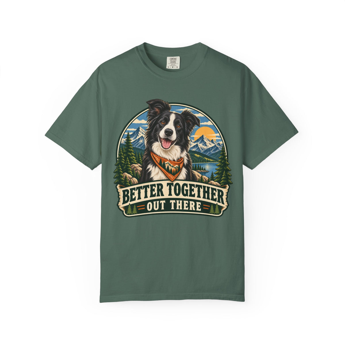Adventure Buddy — Custom Pet Portrait Premium Tee