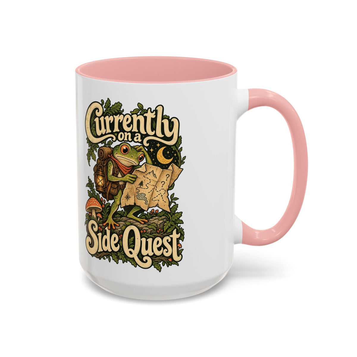 Currently on a Side Quest — Accent Mug