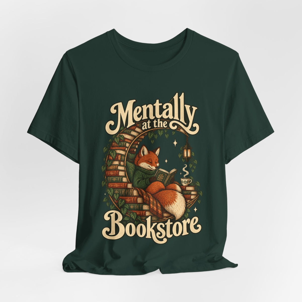 Mentally at the Bookstore — Unisex Tee