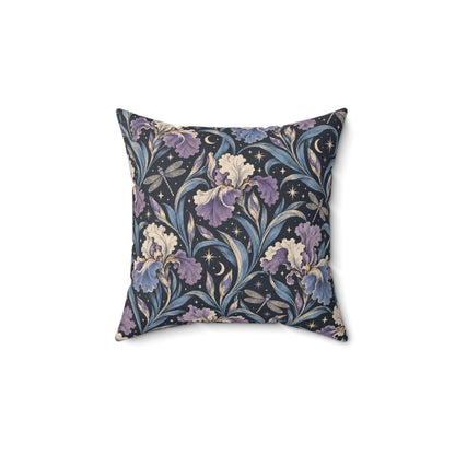 Iris Nocturne Pattern — Accent Pillow
