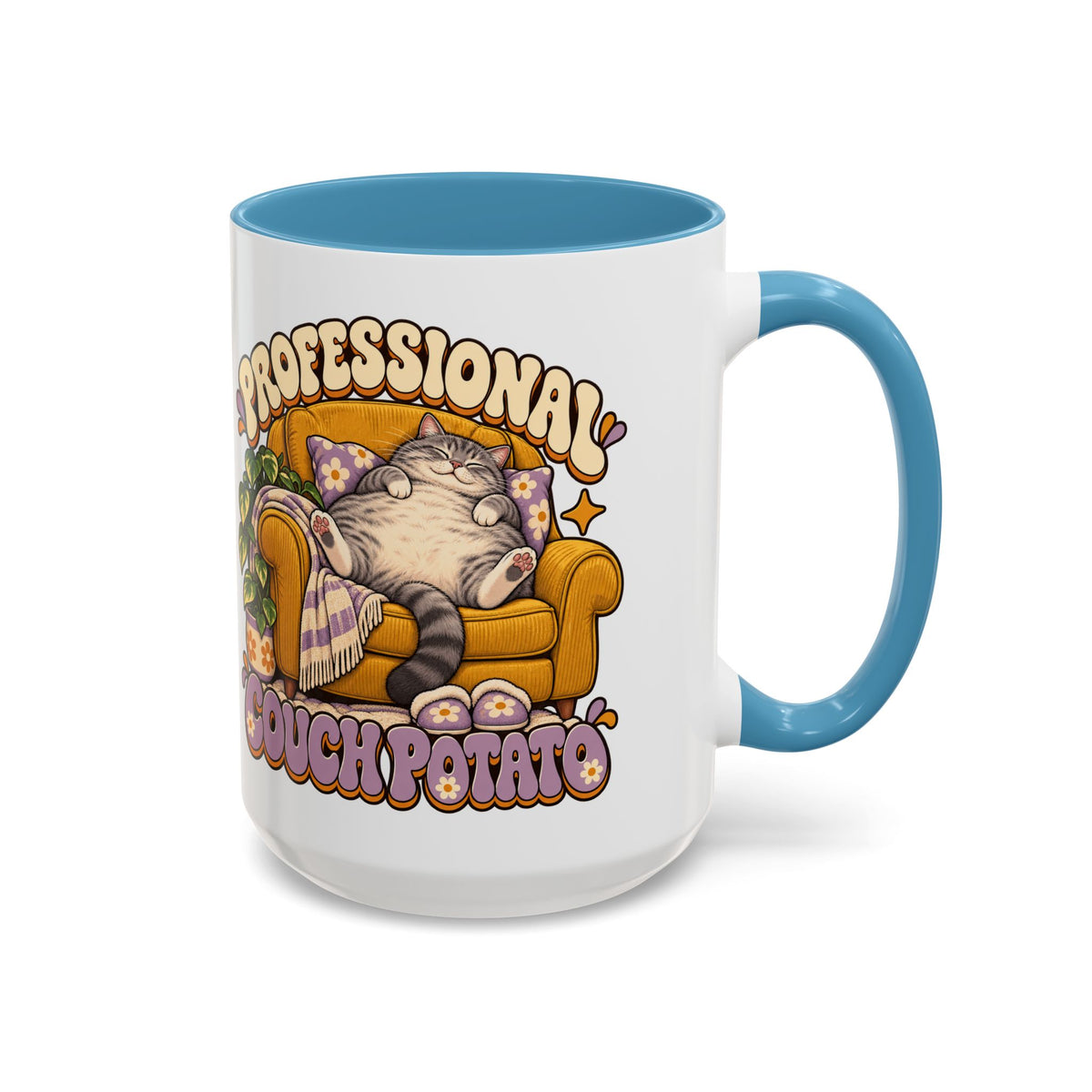 Couch Potato — Custom Pet Portrait Accent Mug