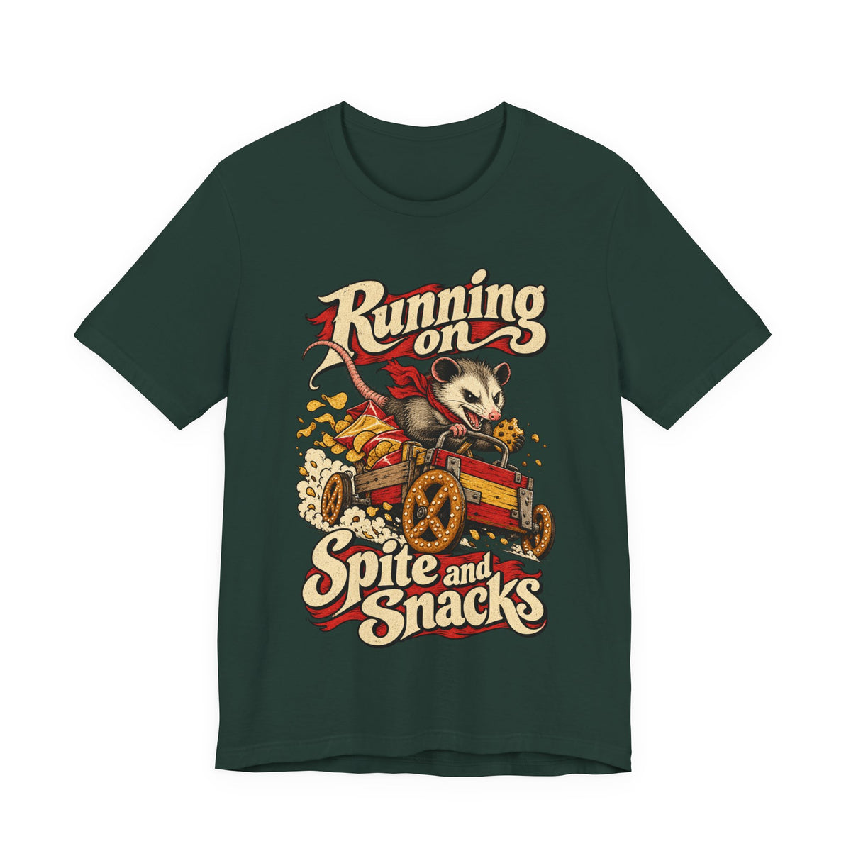 Running on Spite and Snacks — Unisex Tee