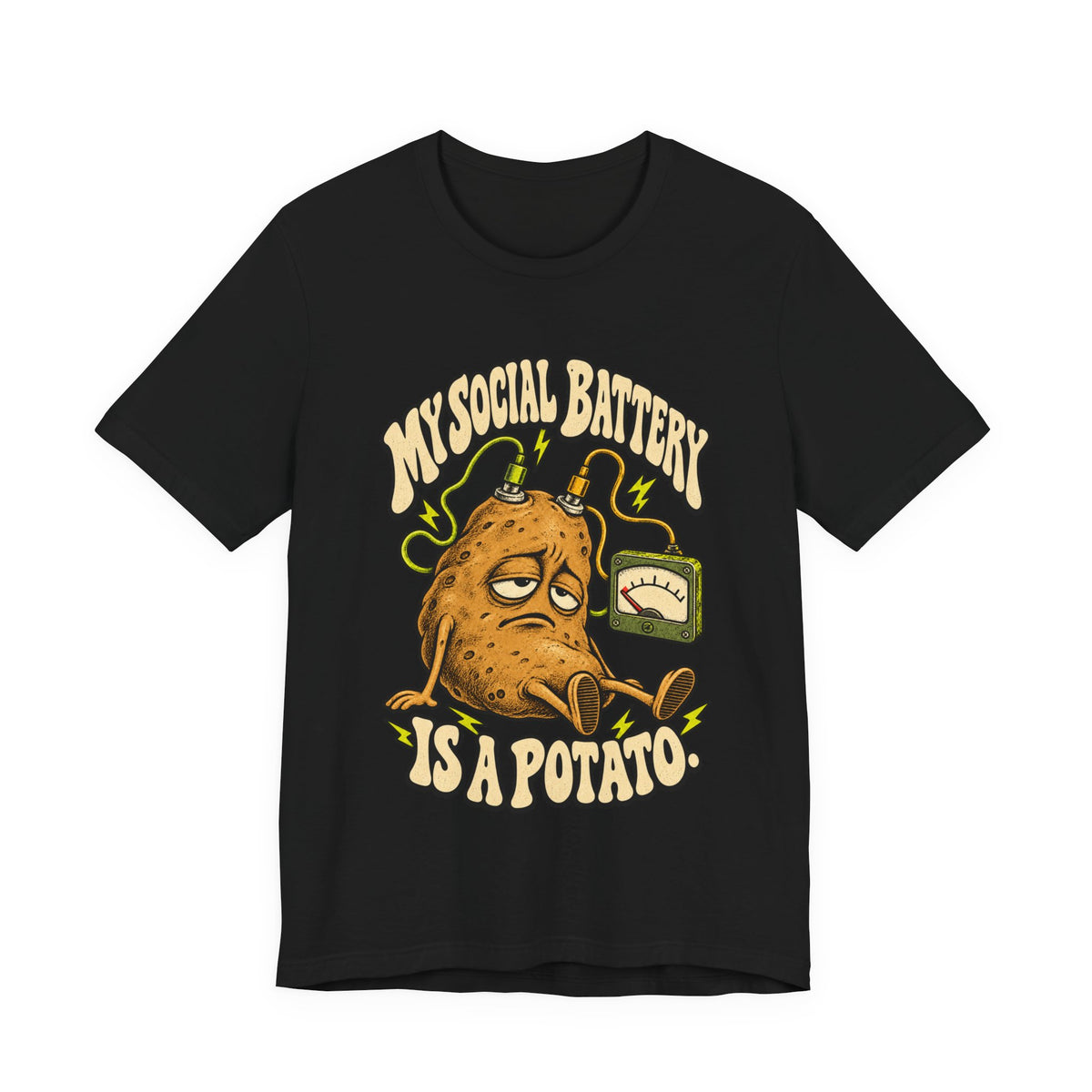 My Social Battery Is a Potato — Unisex Tee
