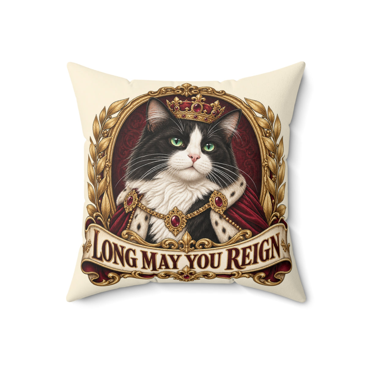Royal Pet — Custom Pet Portrait Portrait Pillow
