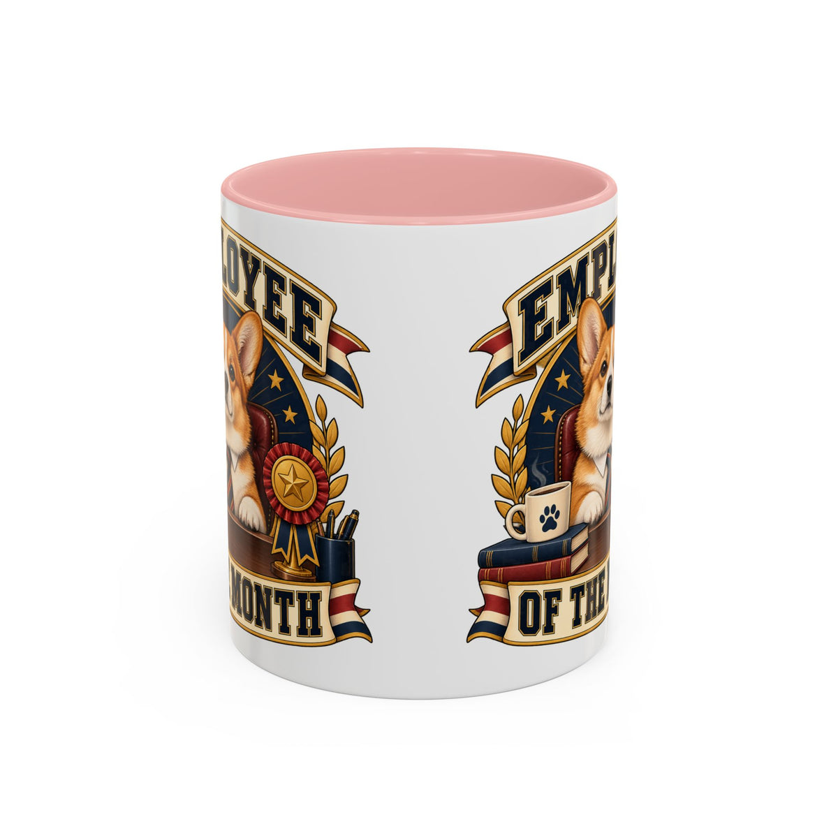 Employee of the Month — Custom Pet Portrait Accent Mug