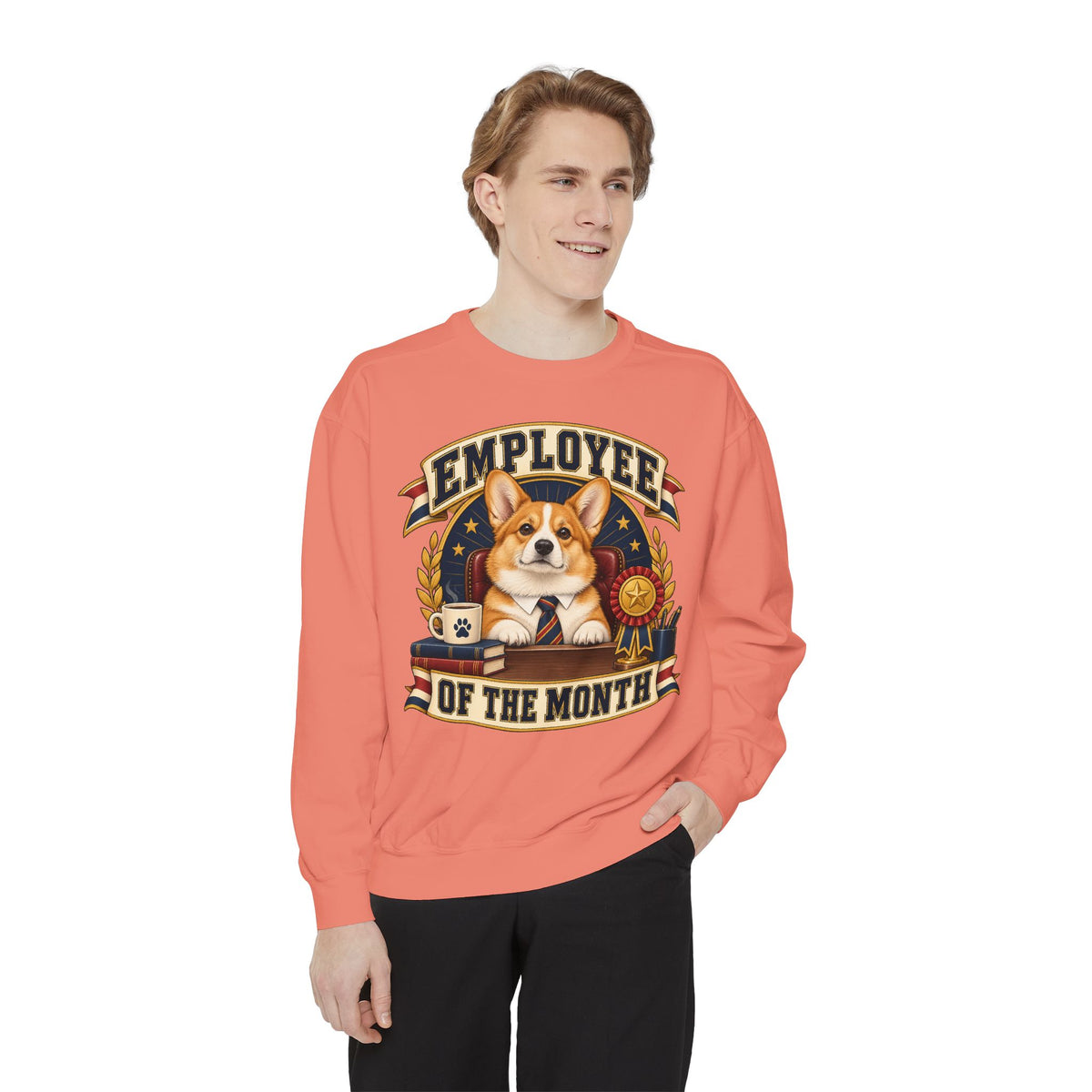 Employee of the Month — Custom Pet Portrait Crewneck
