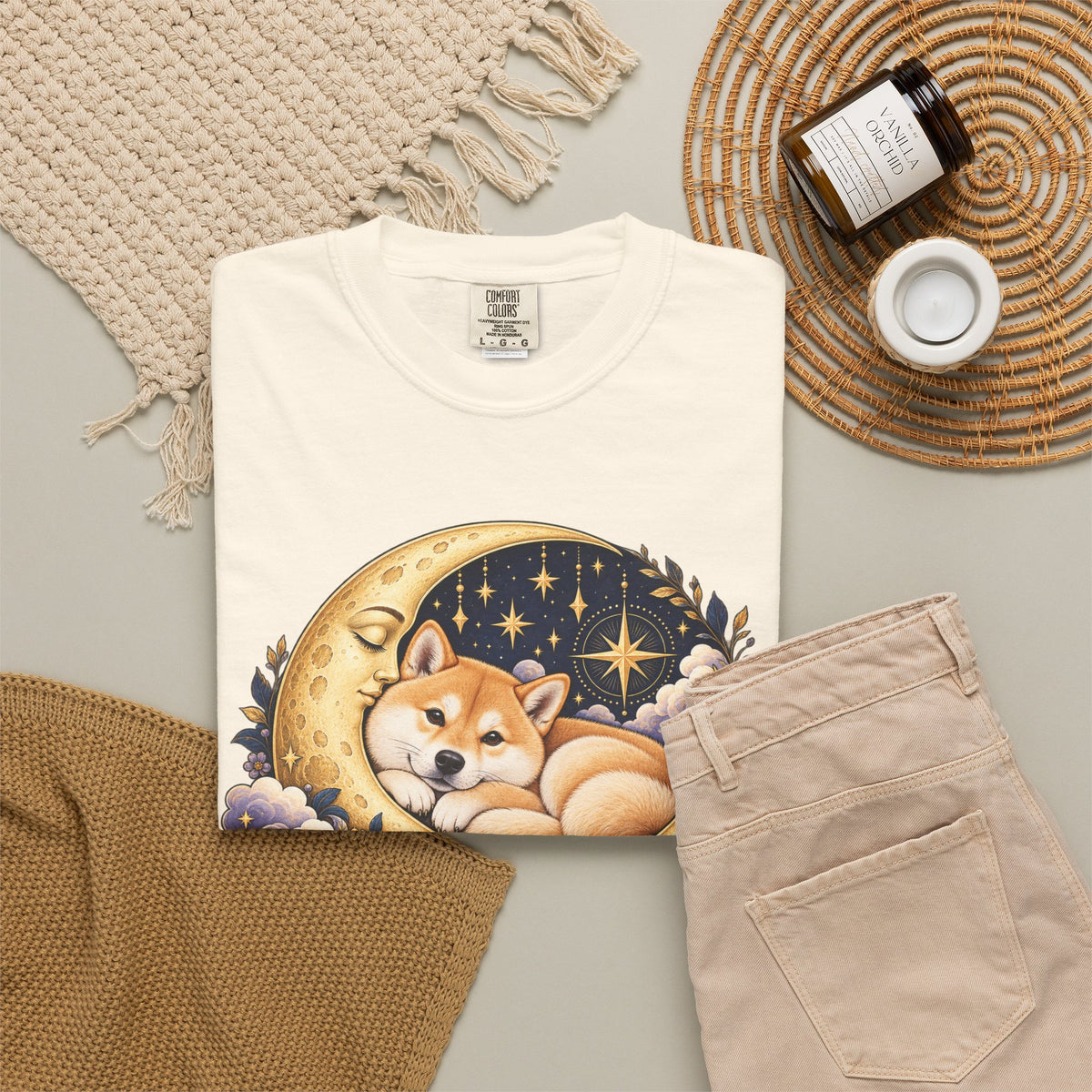 Love You to the Moon — Custom Pet Portrait Premium Tee