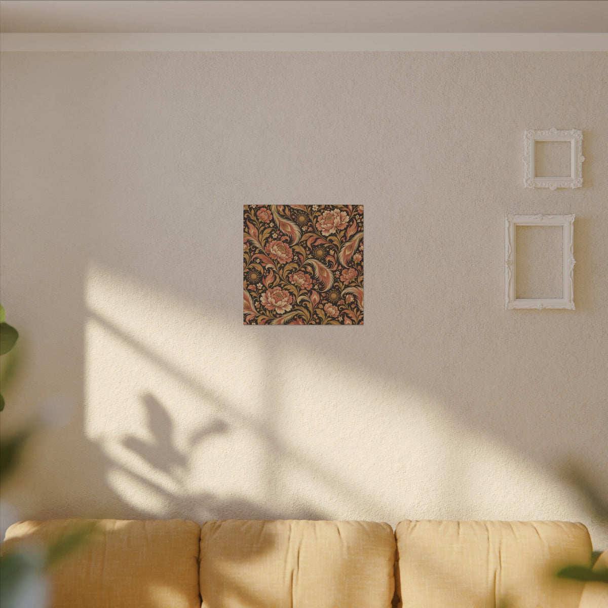 Phoenix Petals Pattern — Matte Stretched Canvas