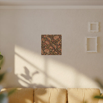 Phoenix Petals Pattern — Matte Stretched Canvas