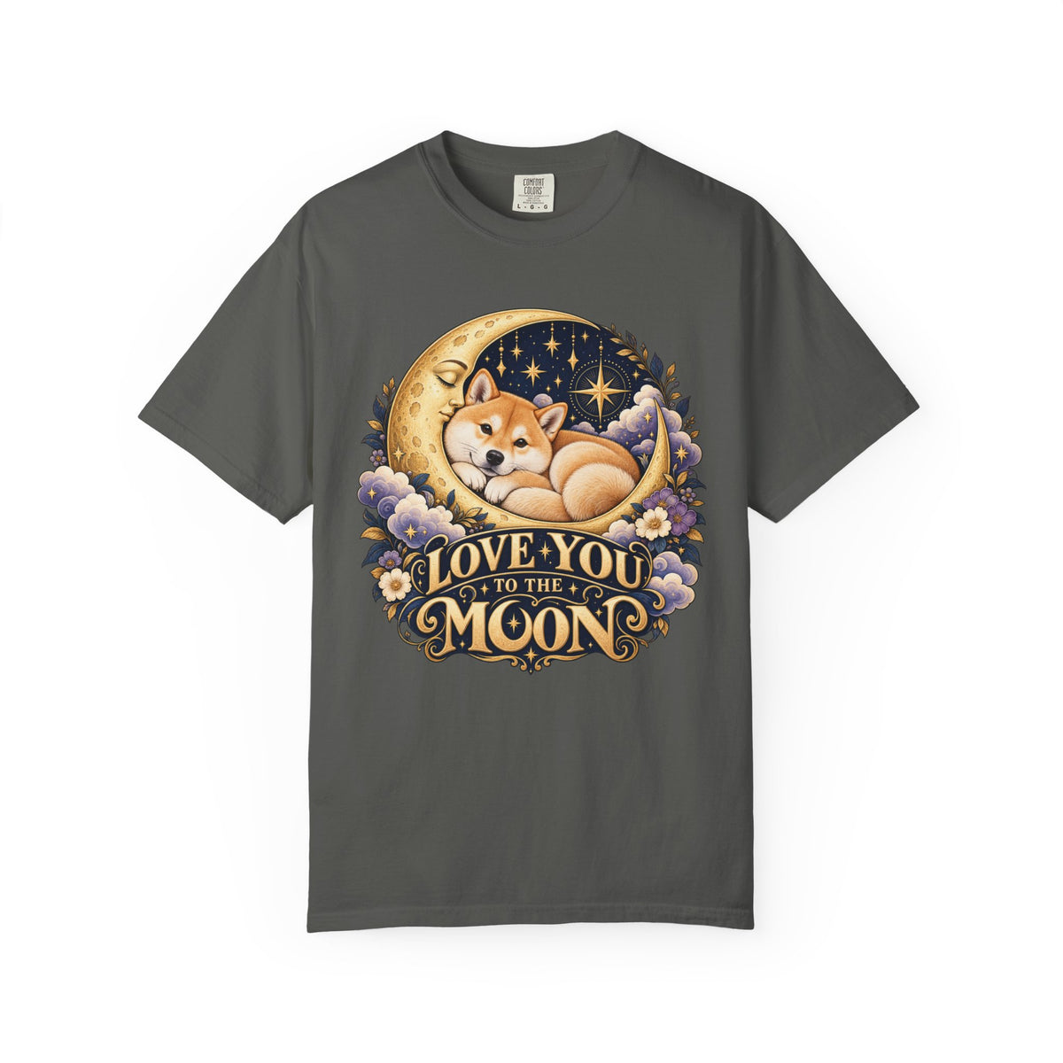 Love You to the Moon — Custom Pet Portrait Premium Tee