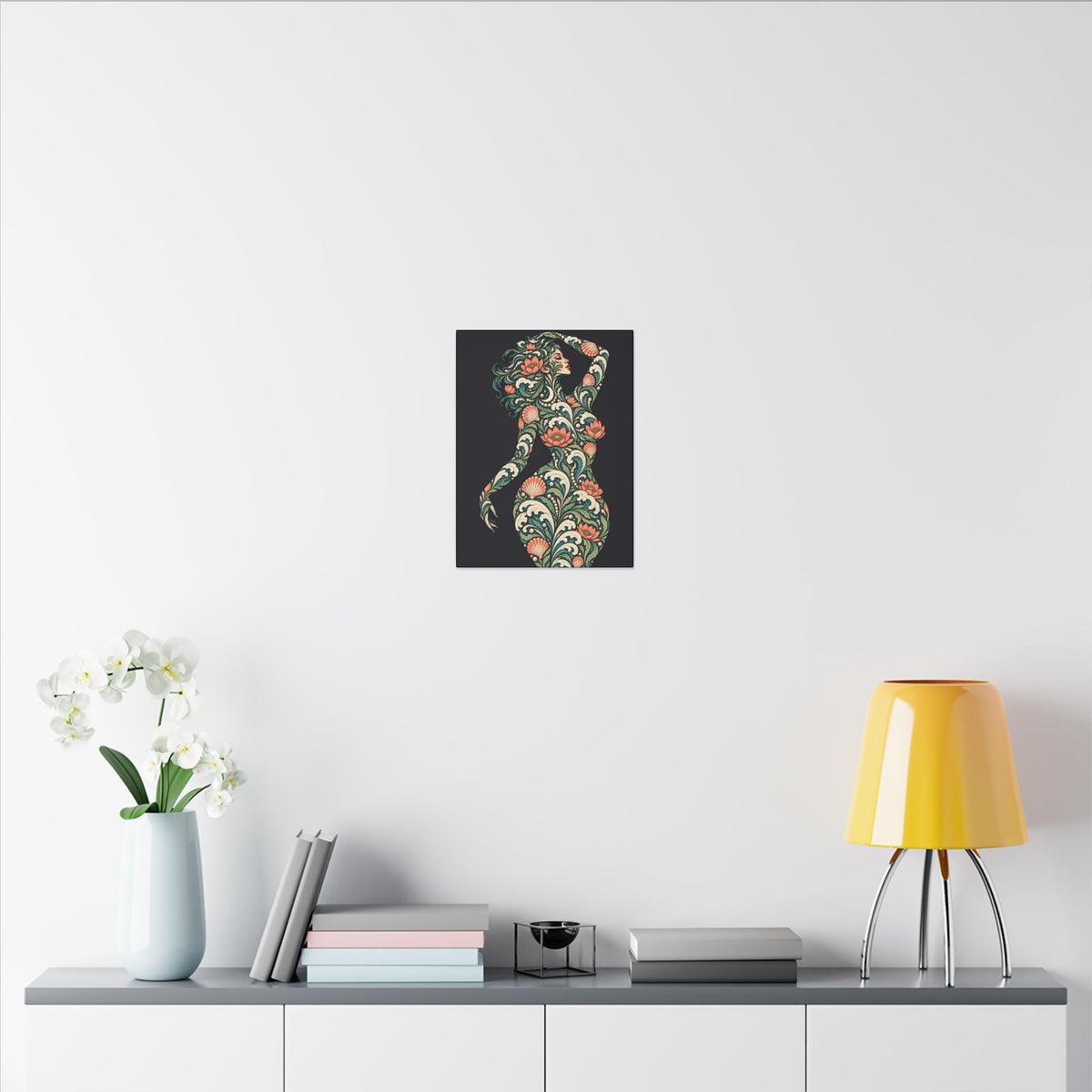 Lunar Tide Reverie — Matte Stretched Canvas