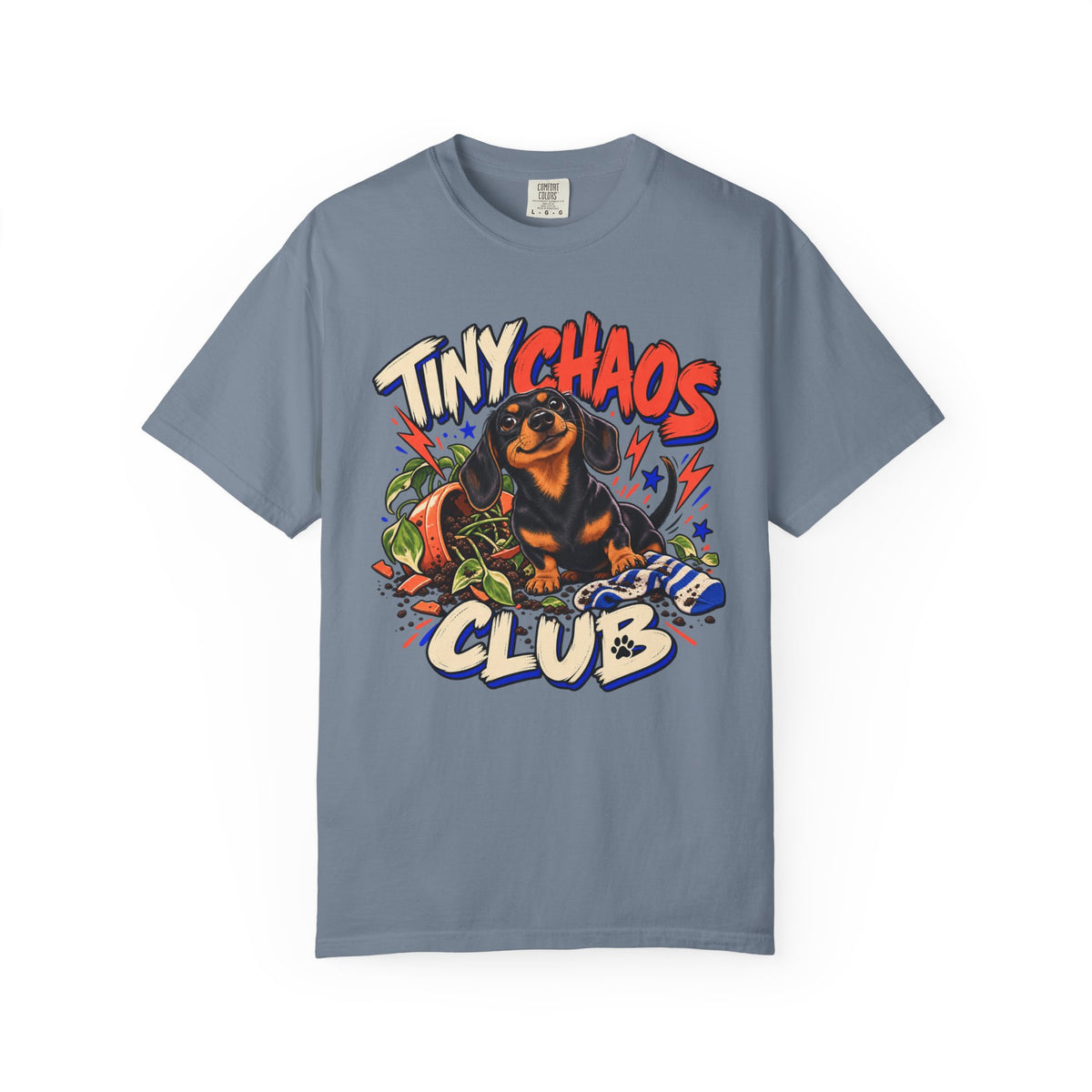 Tiny Chaos Club — Custom Pet Portrait Premium Tee