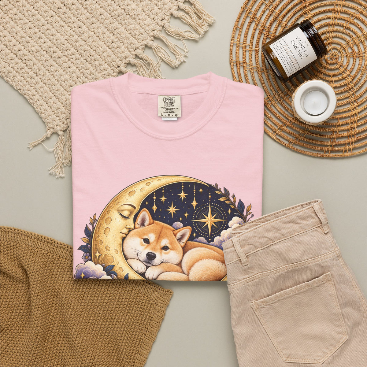 Love You to the Moon — Custom Pet Portrait Premium Tee