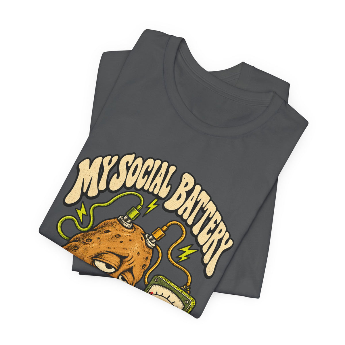 My Social Battery Is a Potato — Unisex Tee