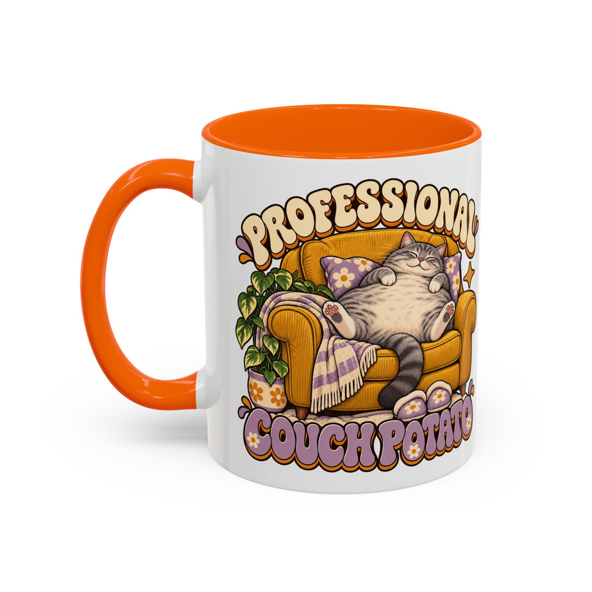 Couch Potato — Custom Pet Portrait Accent Mug