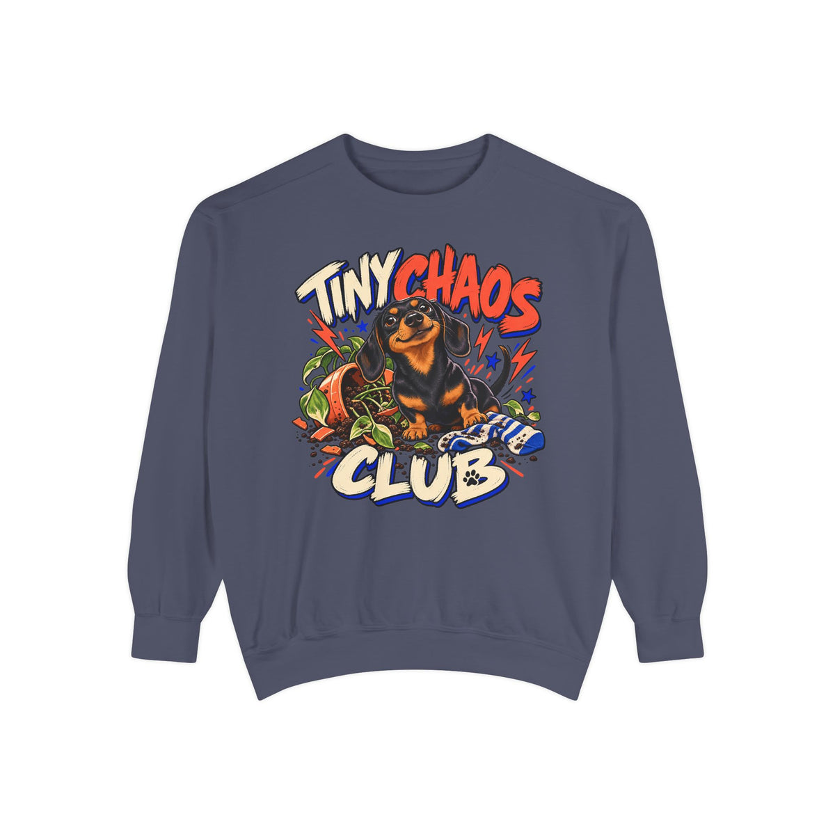 Tiny Chaos Club — Custom Pet Portrait Crewneck