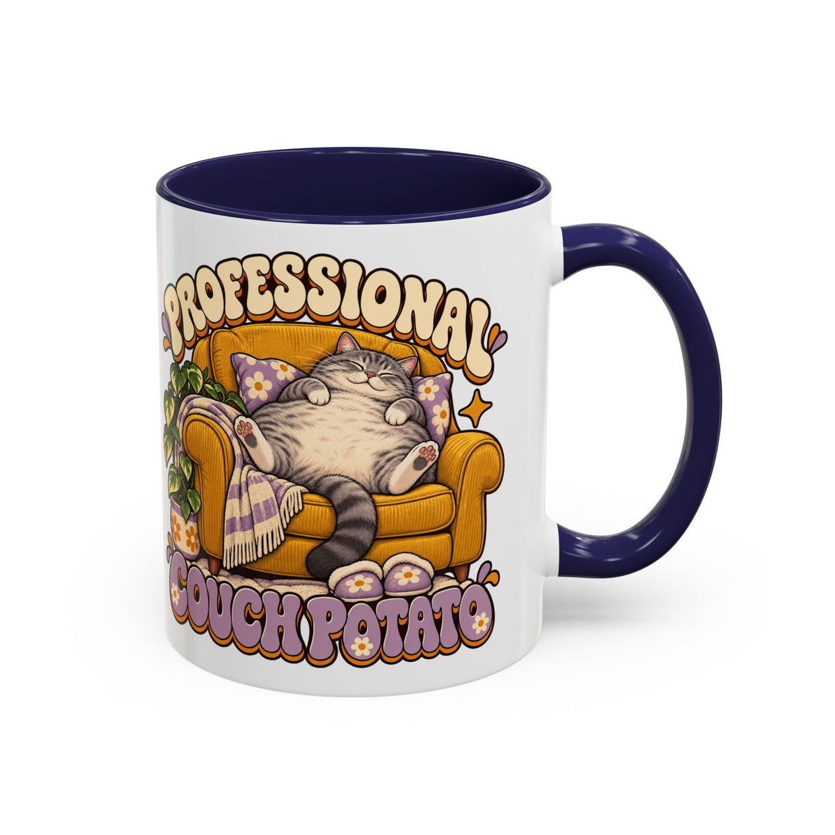 Couch Potato — Custom Pet Portrait Accent Mug