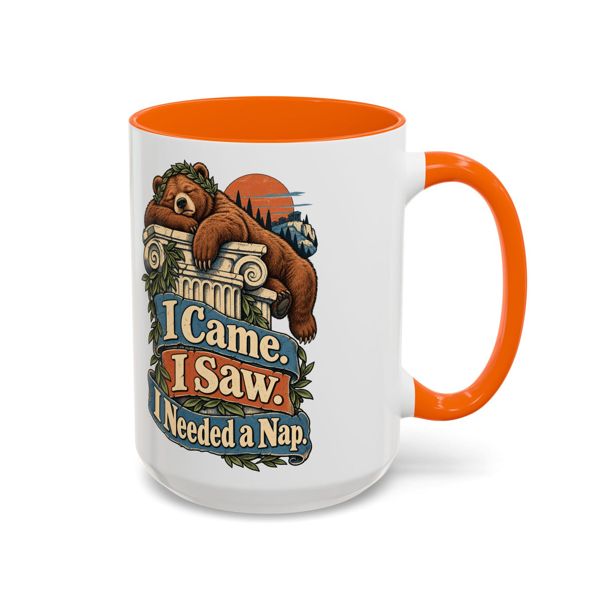 I Came. I Saw. I Needed a Nap. — Accent Mug