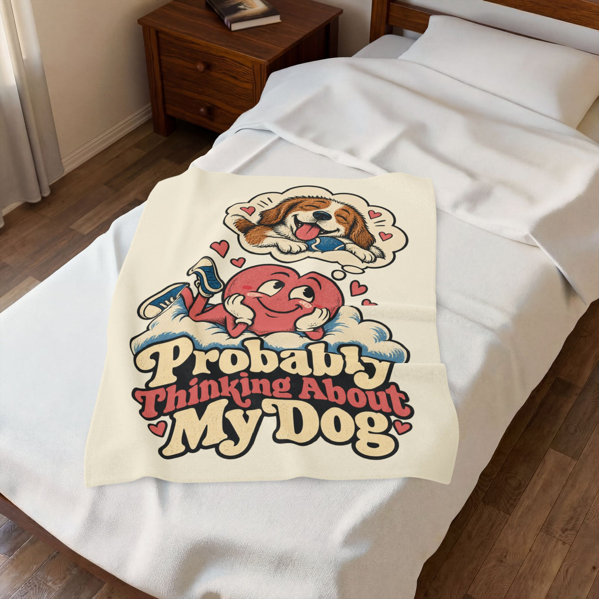 Your Pet, Your Plush Blanket — Custom Illustrated Pet Portrait