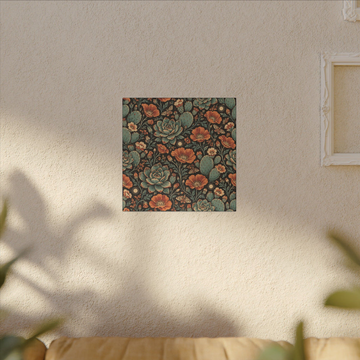 Desert Afterglow Pattern — Matte Stretched Canvas