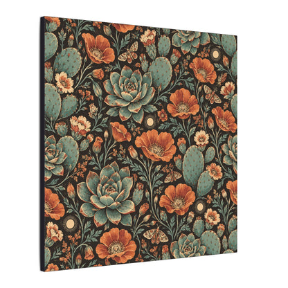 Desert Afterglow Pattern — Matte Stretched Canvas