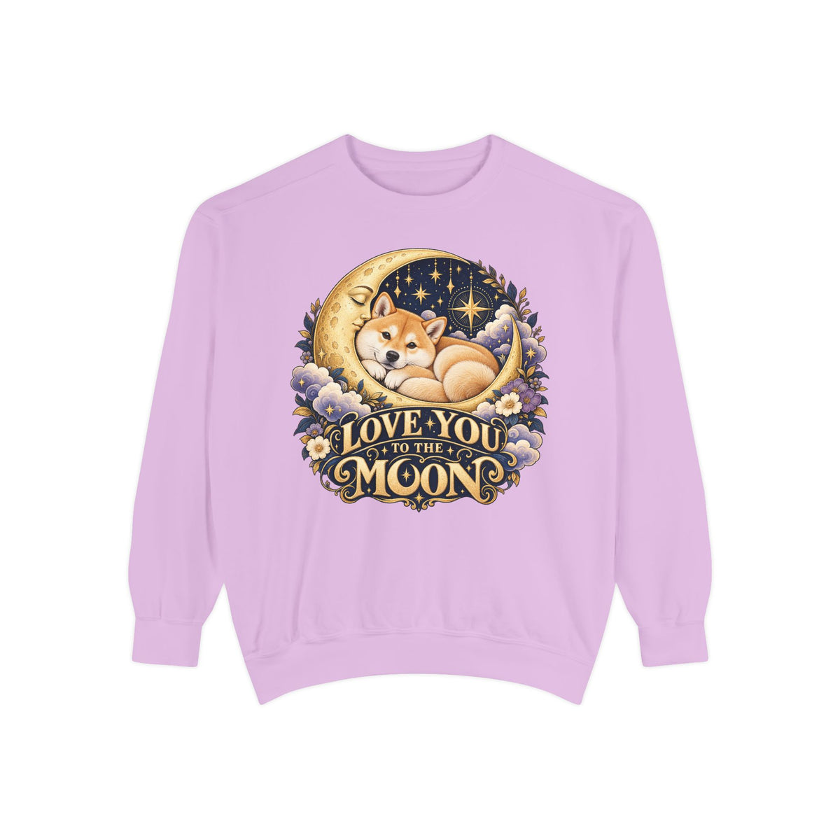 Love You to the Moon — Custom Pet Portrait Crewneck