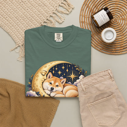 Love You to the Moon — Custom Pet Portrait Premium Tee