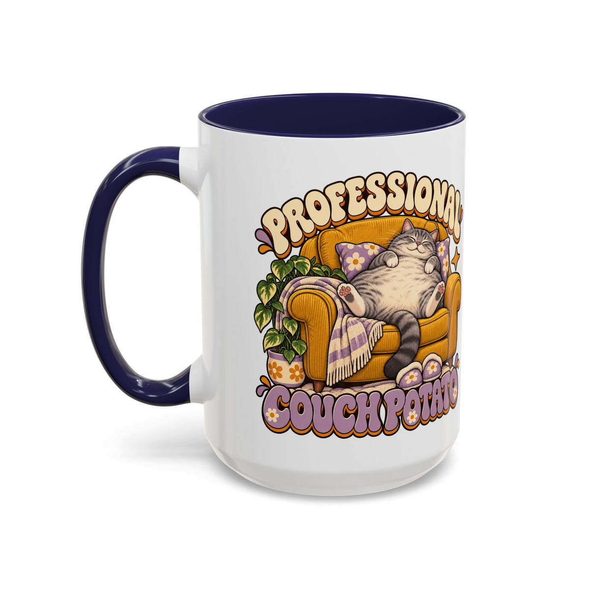 Couch Potato — Custom Pet Portrait Accent Mug