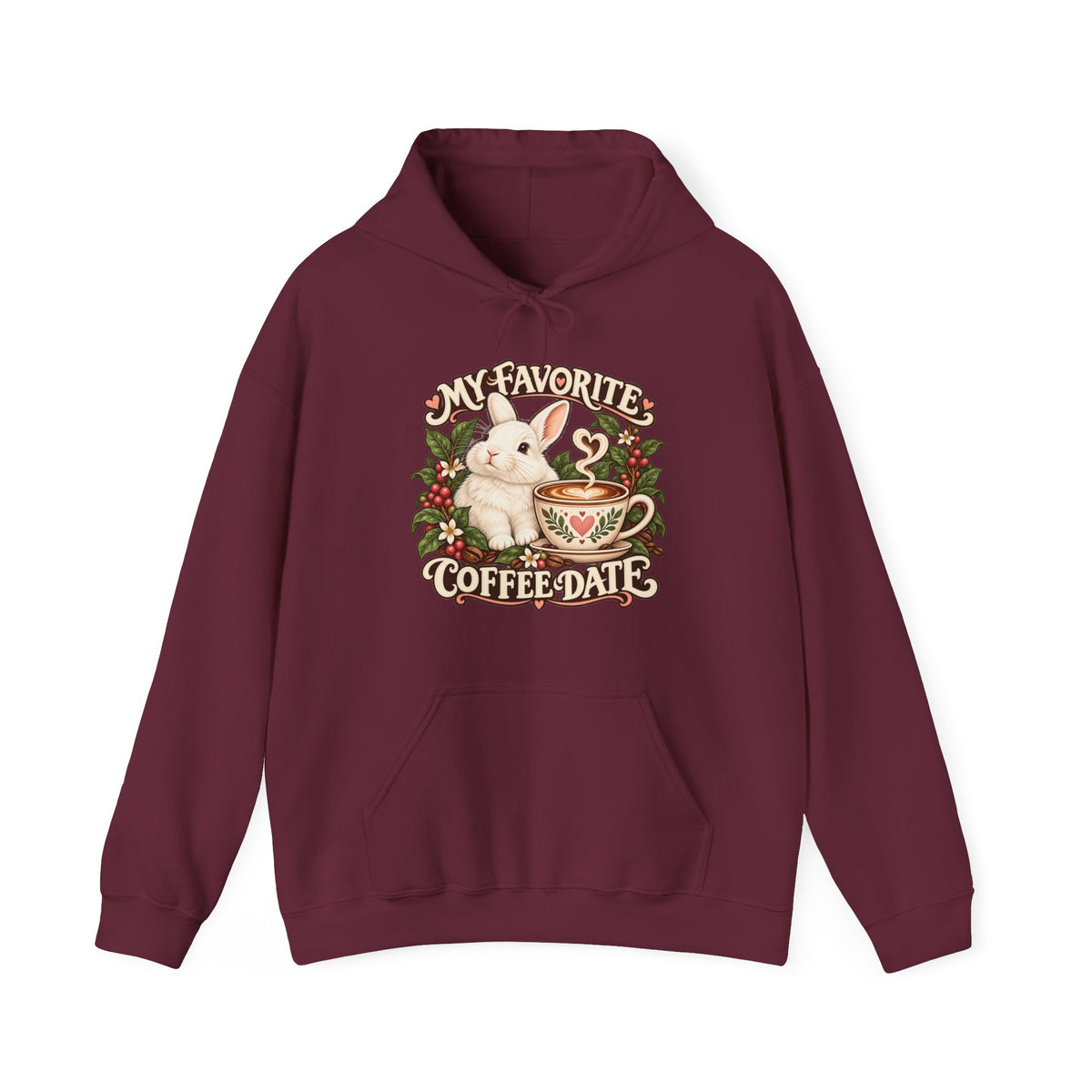 Coffee Companion — Custom Pet Portrait Hoodie