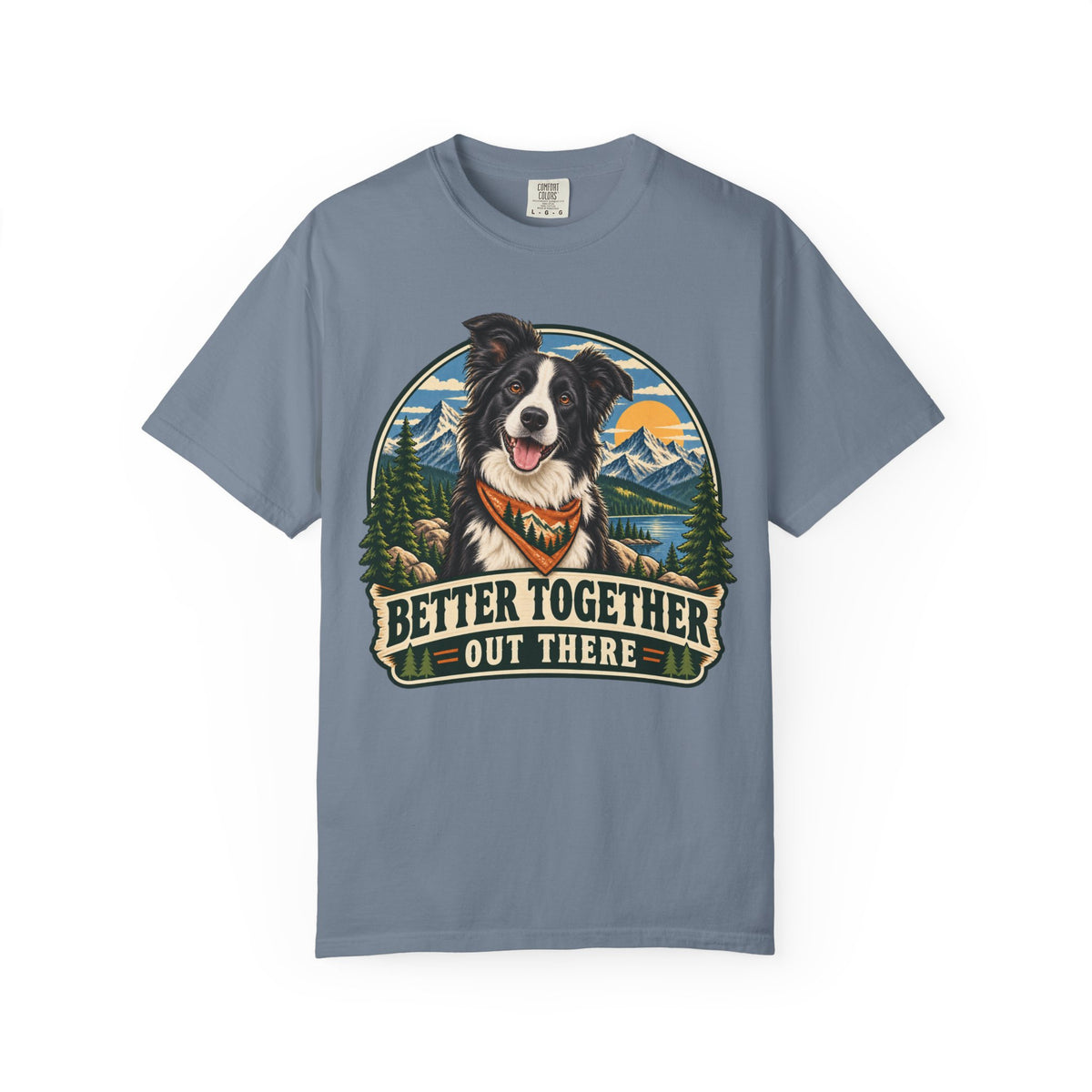 Adventure Buddy — Custom Pet Portrait Premium Tee