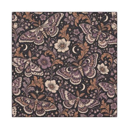 Velvet Wings Pattern — Matte Stretched Canvas