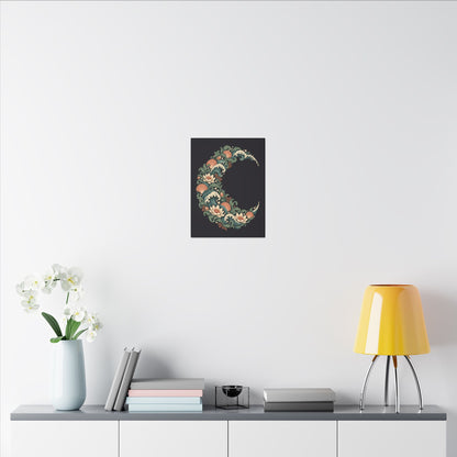 Tidal Crescent — Matte Stretched Canvas