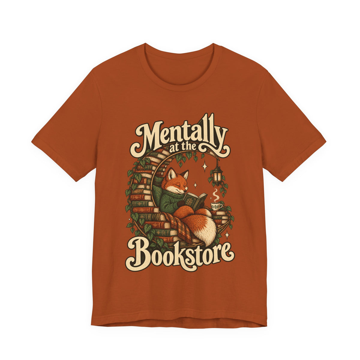 Mentally at the Bookstore — Unisex Tee